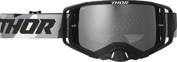 THOR Activate Goggle - Brave - Black/Camo - Silver Mirror Lens 2601-3701