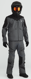 THOR Terrain offroad ATV pants in charcoal color, US size 36, with durable fabric and rugged design for ATV riding.