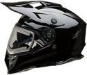 Z1R Range 2.0 Electric Snow Helmet in black, full face adult helmet with dual-pane visor, size XS, for winter sports.
