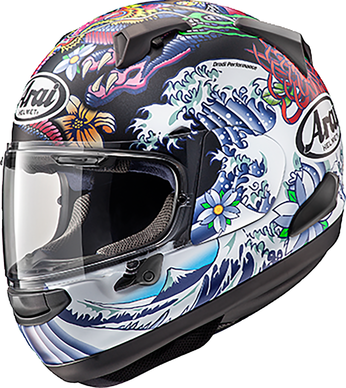 ARAI HELMETS Quantum-X Helmet - Oriental - Black Frost - Medium 0101-17707