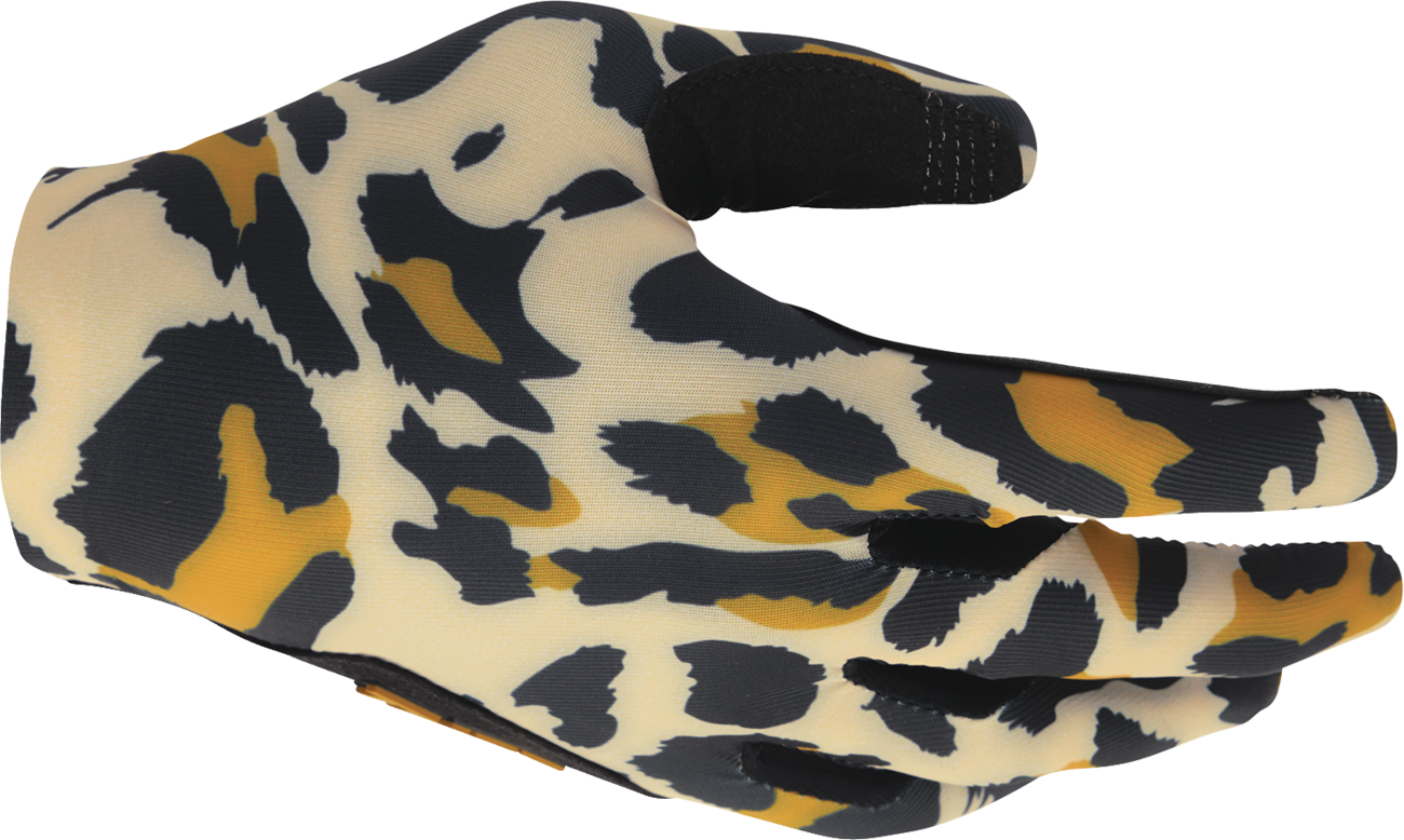 THOR Women's Sportmode Cheetah Gloves - Tan/Black - Small 3331-0308