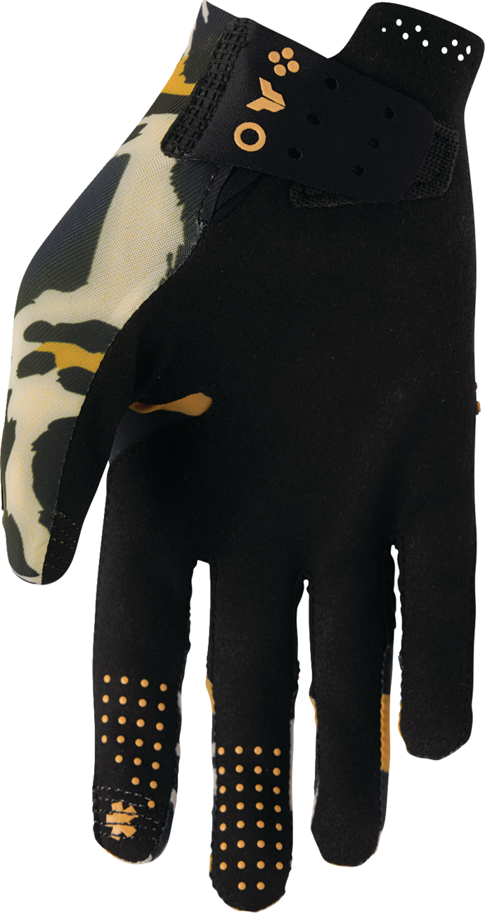 THOR Women's Sportmode Cheetah Gloves - Tan/Black - Small 3331-0308