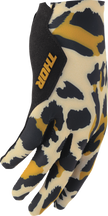 THOR Women's Sportmode Cheetah Gloves - Tan/Black - Small 3331-0308