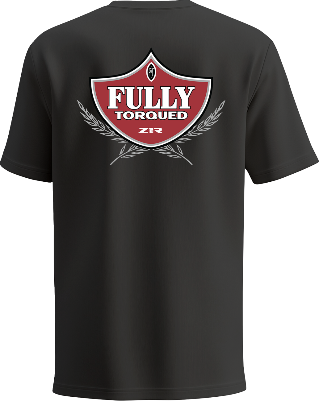 Black Z1R Fully Torqued T-Shirt in XL, casual apparel with a graphic design, lightweight and comfortable for everyday wear.