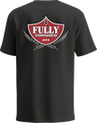 Black Z1R Fully Torqued T-Shirt in XL, casual apparel with a graphic design, lightweight and comfortable for everyday wear.