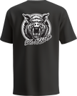 Black Z1R Hog Cranked T-Shirt in medium size, casual apparel with graphic design, perfect for everyday wear.