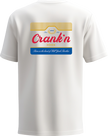 White Z1R Hogs Crank'n T-Shirt in small size, casual apparel with graphic design on front, comfortable cotton fabric.