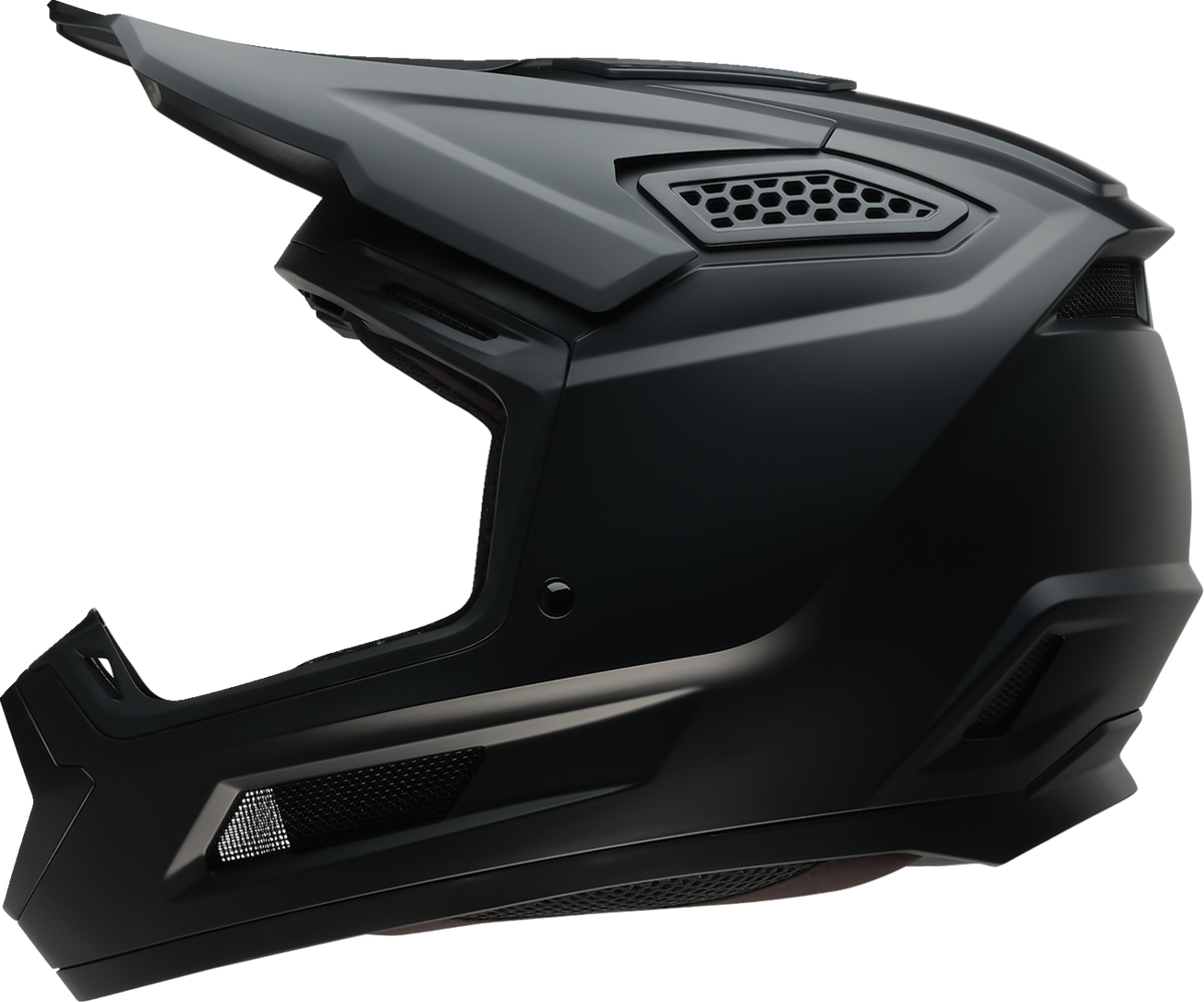 Z1R Dirt Maxx offroad full face helmet in matte black, adult 2XL size, with chin guard and ventilation features.