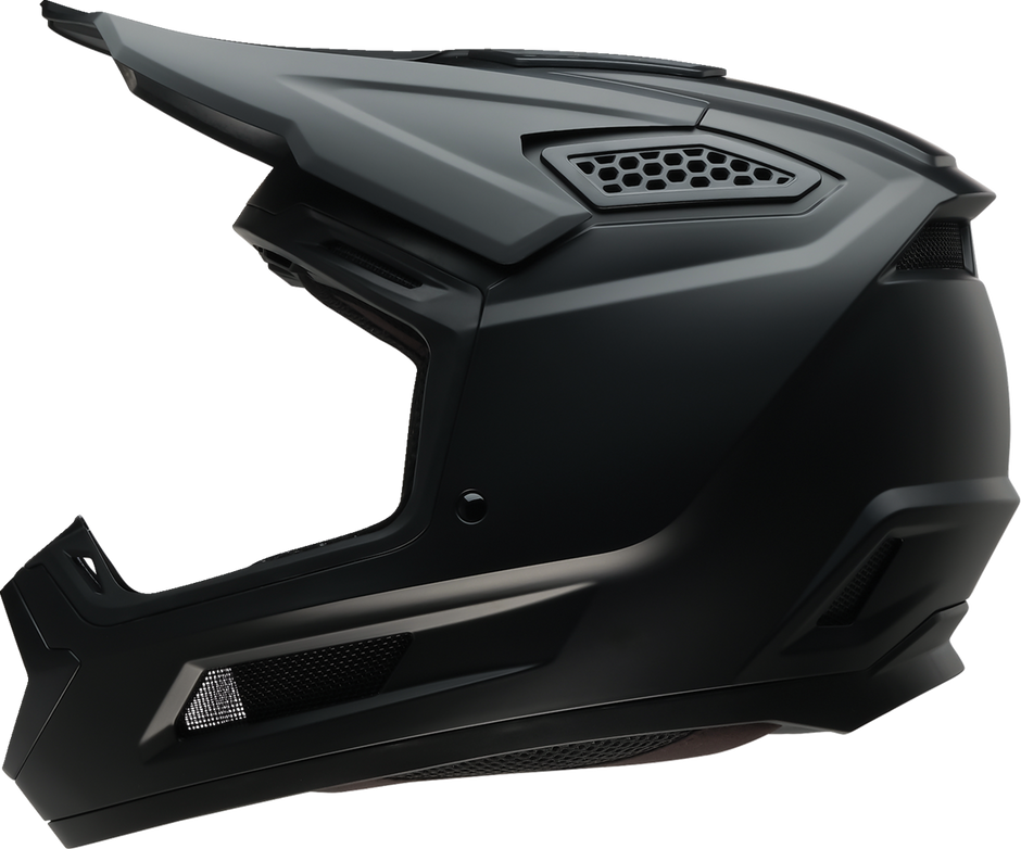 Z1R Dirt Maxx offroad full face helmet in matte black, adult 2XL size, with chin guard and ventilation features.