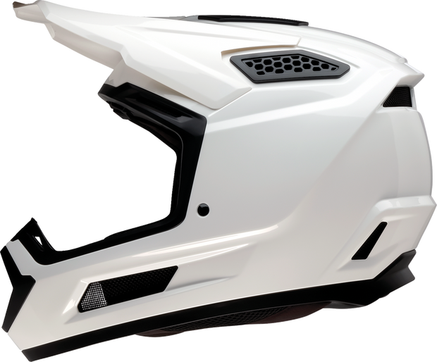 White Z1R Dirt Maxx offroad full face helmet in 2XL size, with sleek design and secure chin strap for adult motocross riding.