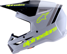 ALPINESTARS SM3 Helmet - Radium - Matte Gray/Black/Yellow Fluo - Large 8300826-9510-L