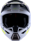 ALPINESTARS SM3 Helmet - Radium - Matte Gray/Black/Yellow Fluo - Large 8300826-9510-L