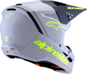 ALPINESTARS SM3 Helmet - Radium - Matte Gray/Black/Yellow Fluo - Large 8300826-9510-L