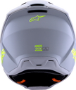 ALPINESTARS SM3 Helmet - Radium - Matte Gray/Black/Yellow Fluo - Large 8300826-9510-L