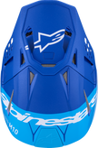 ALPINESTARS Supertech M10 Helmet - Flood - MIPS® - Blue/Black Carbon - Small 8301023-7282-S