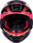 ALPINESTARS Supertech M10 Helmet - MIPS® - Era - Gloss Pink/Violet/Yellow Fluo - Medium 8301223-3145-M