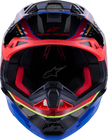 ALPINESTARS Supertech M10 Helmet - MIPS® - Era - Gloss Blue/Red/Yellow Fluo - Small 8301223-7356-S