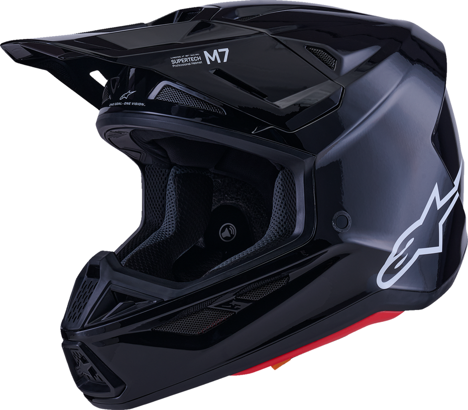 ALPINESTARS SM7 Helmet - Solid - Gloss Black - XS 8301426-1180-XS
