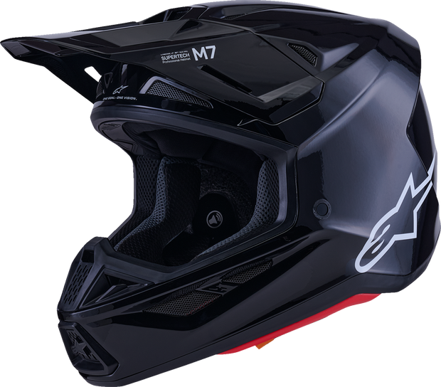 ALPINESTARS SM7 Helmet - Solid - Gloss Black - XS 8301426-1180-XS