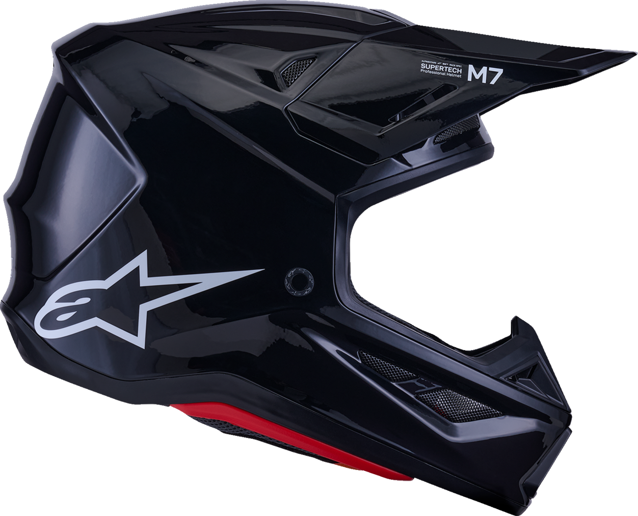 ALPINESTARS SM7 Helmet - Solid - Gloss Black - XS 8301426-1180-XS