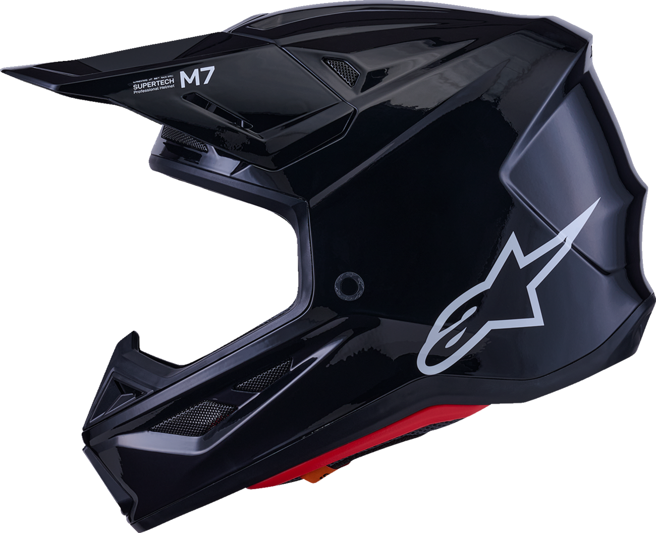 ALPINESTARS SM7 Helmet - Solid - Gloss Black - XS 8301426-1180-XS