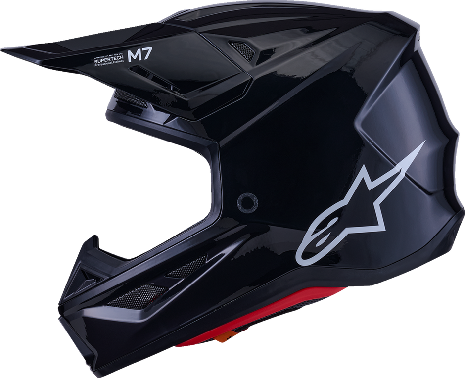 ALPINESTARS SM7 Helmet - Solid - Gloss Black - XS 8301426-1180-XS
