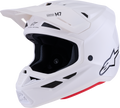 ALPINESTARS SM7 Helmet - Solid - Gloss White - Medium 8301426-2180-M