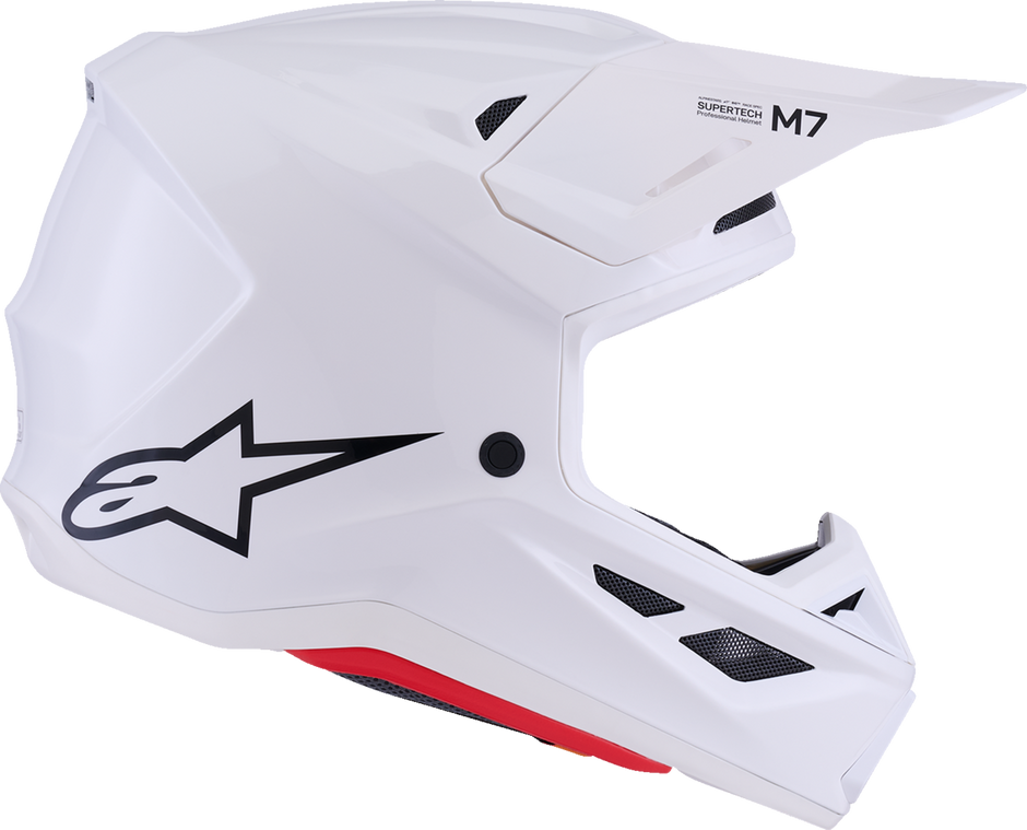 ALPINESTARS SM7 Helmet - Solid - Gloss White - Medium 8301426-2180-M