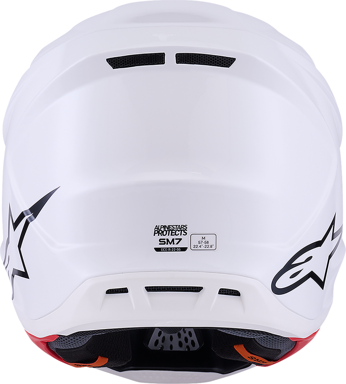 ALPINESTARS SM7 Helmet - Solid - Gloss White - Medium 8301426-2180-M