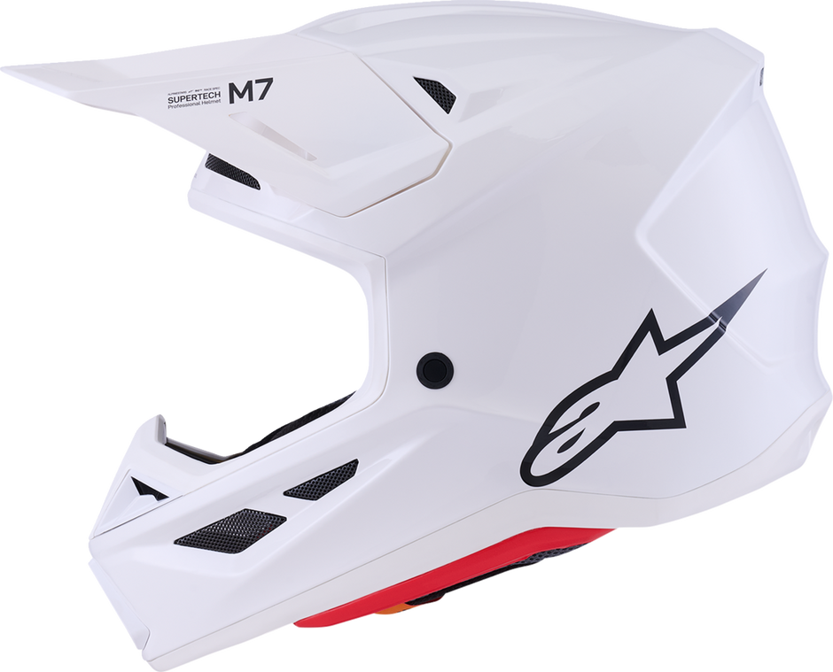 ALPINESTARS SM7 Helmet - Solid - Gloss White - Medium 8301426-2180-M