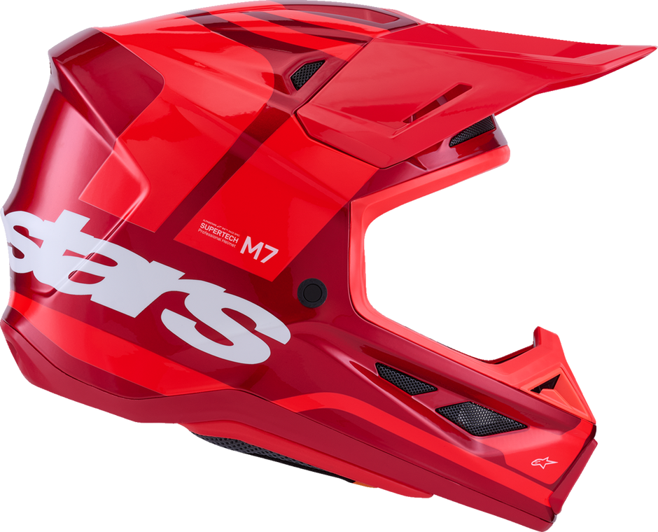 ALPINESTARS SM7 Helmet - Core - Gloss Red - Medium 8301826-3127-M
