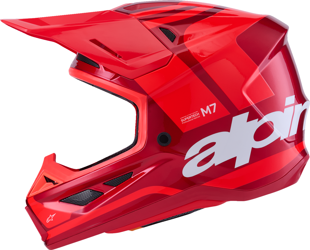 ALPINESTARS SM7 Helmet - Core - Gloss Red - Medium 8301826-3127-M