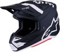 ALPINESTARS SM7 Helmet - Dasher - Matte Black/White - Small 8302226-1121-S