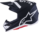 ALPINESTARS SM7 Helmet - Dasher - Matte Black/White - Small 8302226-1121-S