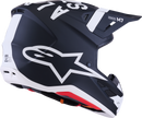 ALPINESTARS SM7 Helmet - Dasher - Matte Black/White - Small 8302226-1121-S