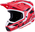 ALPINESTARS SM7 Helmet - Deed - Gloss Red/Black/White - XS 8302426-3139-XS