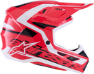ALPINESTARS SM7 Helmet - Deed - Gloss Red/Black/White - XS 8302426-3139-XS
