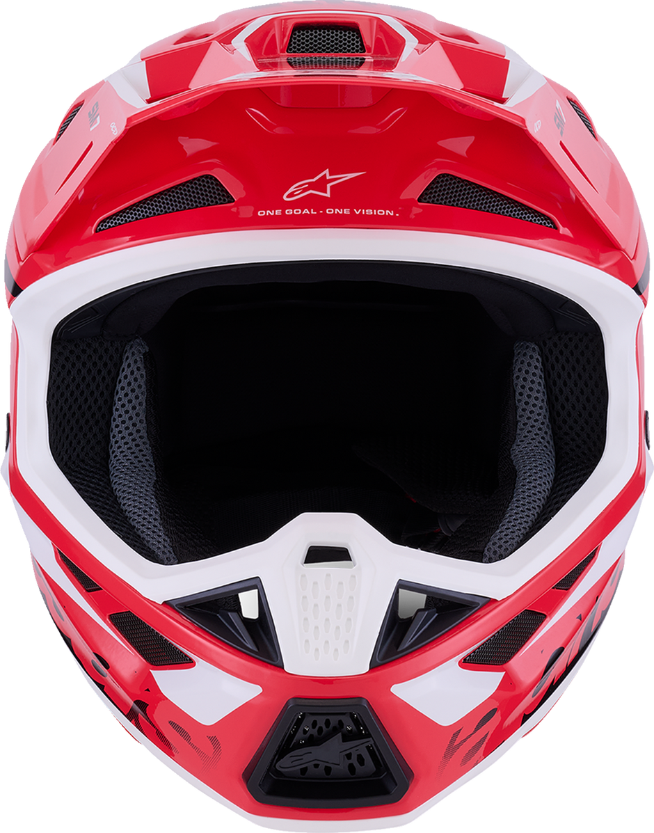 ALPINESTARS SM7 Helmet - Deed - Gloss Red/Black/White - XS 8302426-3139-XS