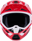 ALPINESTARS SM7 Helmet - Deed - Gloss Red/Black/White - XS 8302426-3139-XS