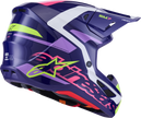 ALPINESTARS SM7 Helmet - Deed - Gloss Purple/Pink - Medium 8302426-3142-M