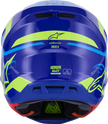 ALPINESTARS SM7 Helmet - Deed - Gloss Blue/Yellow Fluo - Large 8302426-7253-L