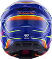 ALPINESTARS SM7 Helmet - Cast - Gloss/Blue/Pink/Yellow Fluo - Small 8302626-7254-S