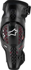 ALPINESTARS SX-1 Plasma Knee Guards - Black/Red/Cool Gray- S/M 6500326-1498-S/M