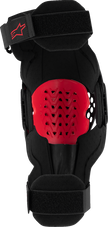 ALPINESTARS SX-1 Plasma Knee Guards - Black/Red/Cool Gray- S/M 6500326-1498-S/M