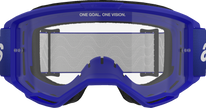 ALPINESTARS GOGGLES Vision 3 Goggle - Wordmark - Blue - Clear Lens 5103325-7189