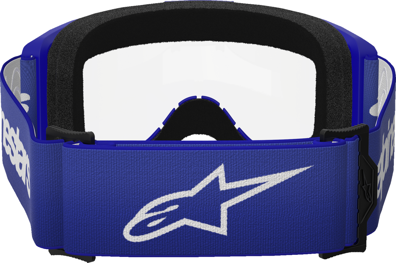 ALPINESTARS GOGGLES Vision 3 Goggle - Wordmark - Blue - Clear Lens 5103325-7189