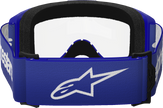 ALPINESTARS GOGGLES Vision 3 Goggle - Wordmark - Blue - Clear Lens 5103325-7189