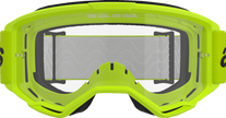 ALPINESTARS GOGGLES Vision 3 Goggle - Wordmark - Yellow - Clear Lens 5103325-5038