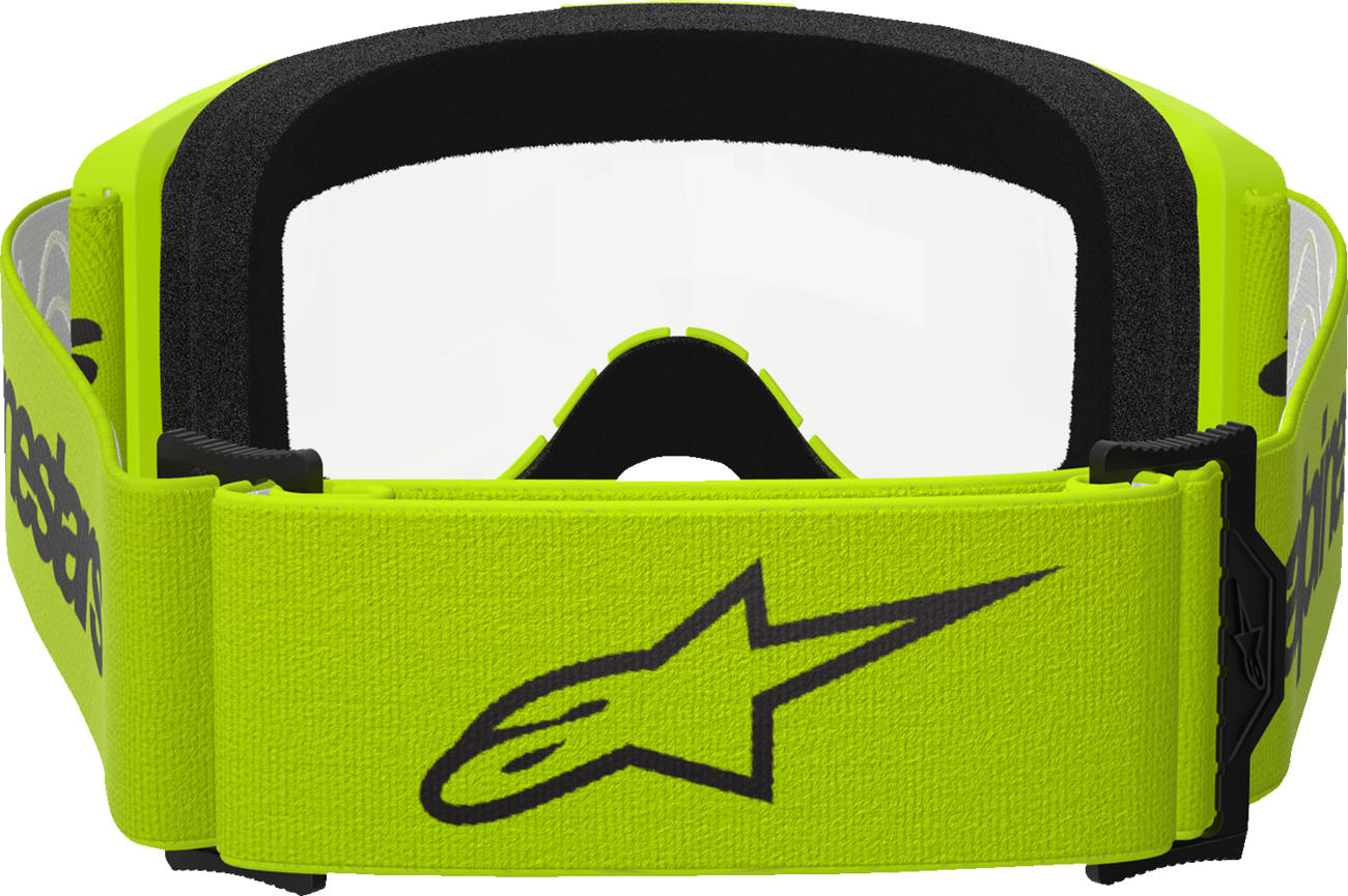 ALPINESTARS GOGGLES Vision 3 Goggle - Wordmark - Yellow - Clear Lens 5103325-5038