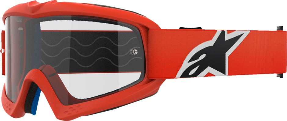 ALPINESTARS GOGGLES Youth Vision Goggle - Corp - Orange - Clear Lens 5140125-430
